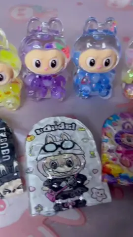 New labubus with water inside!🚨😍… I do personalised keychains or you can choose what you would like if there are any requests of your own! send me a message or claim on live for these beautiful labubus 💓 #labubu #keychain #SmallBusiness #fyp #DIY 