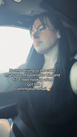 Not me turning his romantic cabin trip into a true crime documentary. #cheater #toxic #caughtcheating #cheatinghusband #ex 