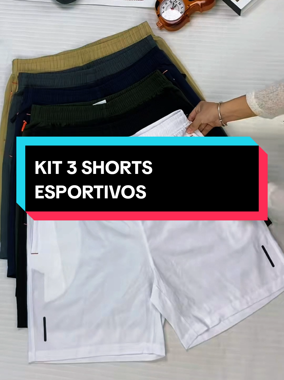 Esse kit de shorts esportivos está maravilhoso e muito barato, bermudas perfeitas 😱 #bermudamasculina #shortsfitness #shortmasculino  #academia  #achadinhos