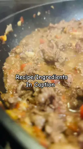 Ingredients: 1Tablespoon Chile Powder 1Tsp Salt 3/4 Tsp Black Pepper  1Tablespoon Brown Sugar 1Tsp Oregano 2Tsp Ground Cumin 2 lbs Carne Picada 3lg cloves garlic,minced 1 jalapeno chopped (optional) 1onion chopped  The juice of two limes to finish  Recipe: Marinade the meat with dry ingredients for up to 4 hrs (I did it in lg Ziploc). At a pinch of lime juice to taste. Sauté the vegetables in olive oil. Add the meat. Cook through.  Top with lime juice and your favorite toppings. Easy & Delicious!  #carnepicada #easy #mealsonabudget #lowcostmeals #DinnerIdeas #Foodie #quick #simple #delicious #aldi #familymeals @ALDI USA #savemoneytips 