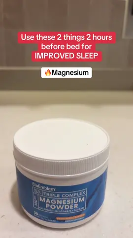 Both are on sale in the TikTok Shop right now! #magnesium #bluelight #bluelightglasses #sleepaid #sleeptips 
