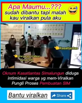 Sy yakin tidak semua anggota kepolisan begini kalo yg polisi yg begini mendingan di pecat saja sudah tau ketahuan bukannya sadar malah semakin menjadi dasar pea#polisiarogan 