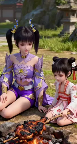 萧潇：用手剪吗？。。。。这姐 #chineseanime #fyp #ai #斗破苍穹 #国漫 