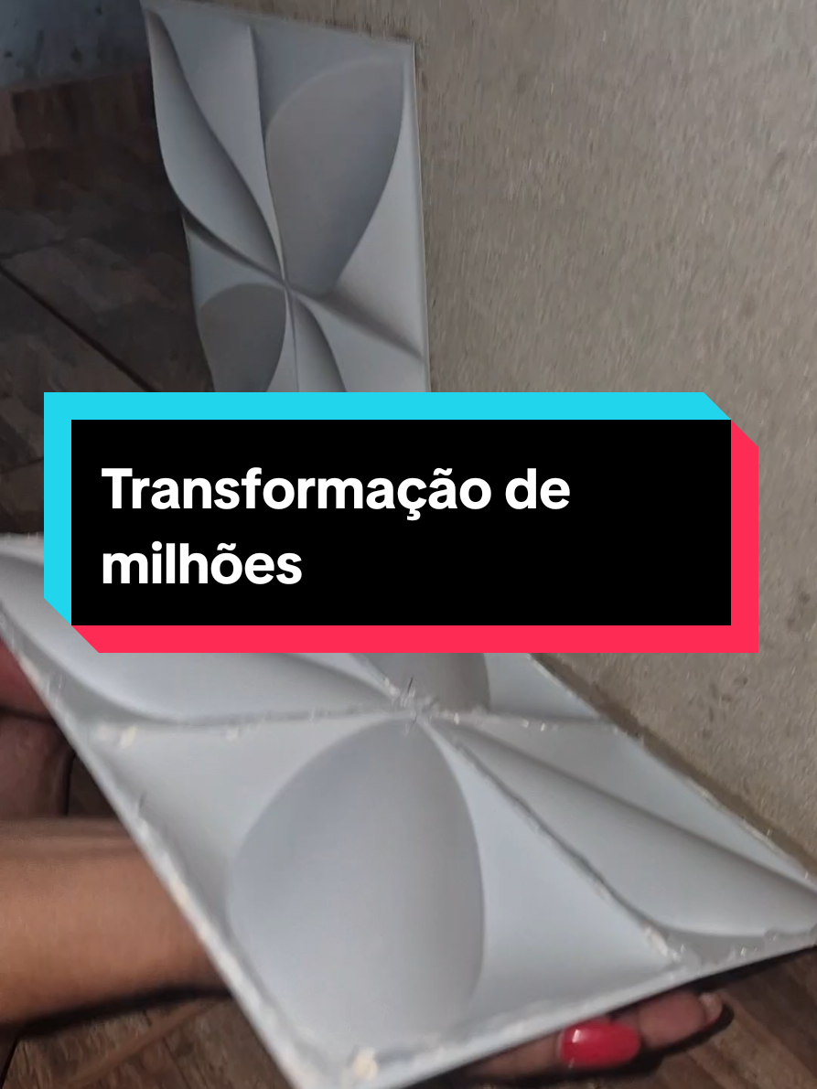 transformação de milhões ameiii#reforma #donadecasablogueira #pvc #placa 
