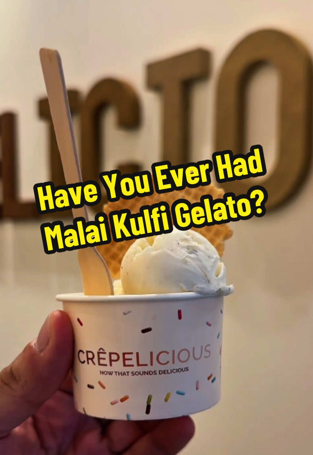 🍨HAVE YOU EVER HAD MALAI KULFI GELATO? 🍨 Missouri City, TX:  The newest dessert spot in the Houston area is now open. @Crêpelicious recently opened up serving some delicious desserts like gelato, waffle sticks, crepes, and more! The highlight for us was the Malai Kulfi Gelato, as We don’t think any other place in Houston has it! Definitely worth the try. They are Muslim owned and only use halal ingredients.  Glad to see Missouri City getting some love with new spots opening up! 📍1021 Lake Olympia Pkwy, Missouri City, TX . . . . #halalhouston #houstonhalal #houstondesserts #htx #houstonfood       @crepelicious.tx
