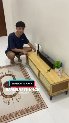 Ang tibay pala talaga nito 😳 #bambootvrack #tvrack #tvstorage #storagerack 