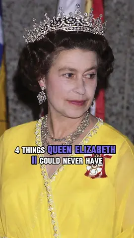 Four things Queen Elizabeth II could never have. #queen #queenelizabeth #queenelizabethii #diana #royal #royalfamily #fyp 