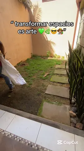 Transformando ando 👌🏽🥳🧑🏽‍🌾#jardinesmodernos #paisajismo #piedrasdecorativas #diseñosdejardines #landscaping  