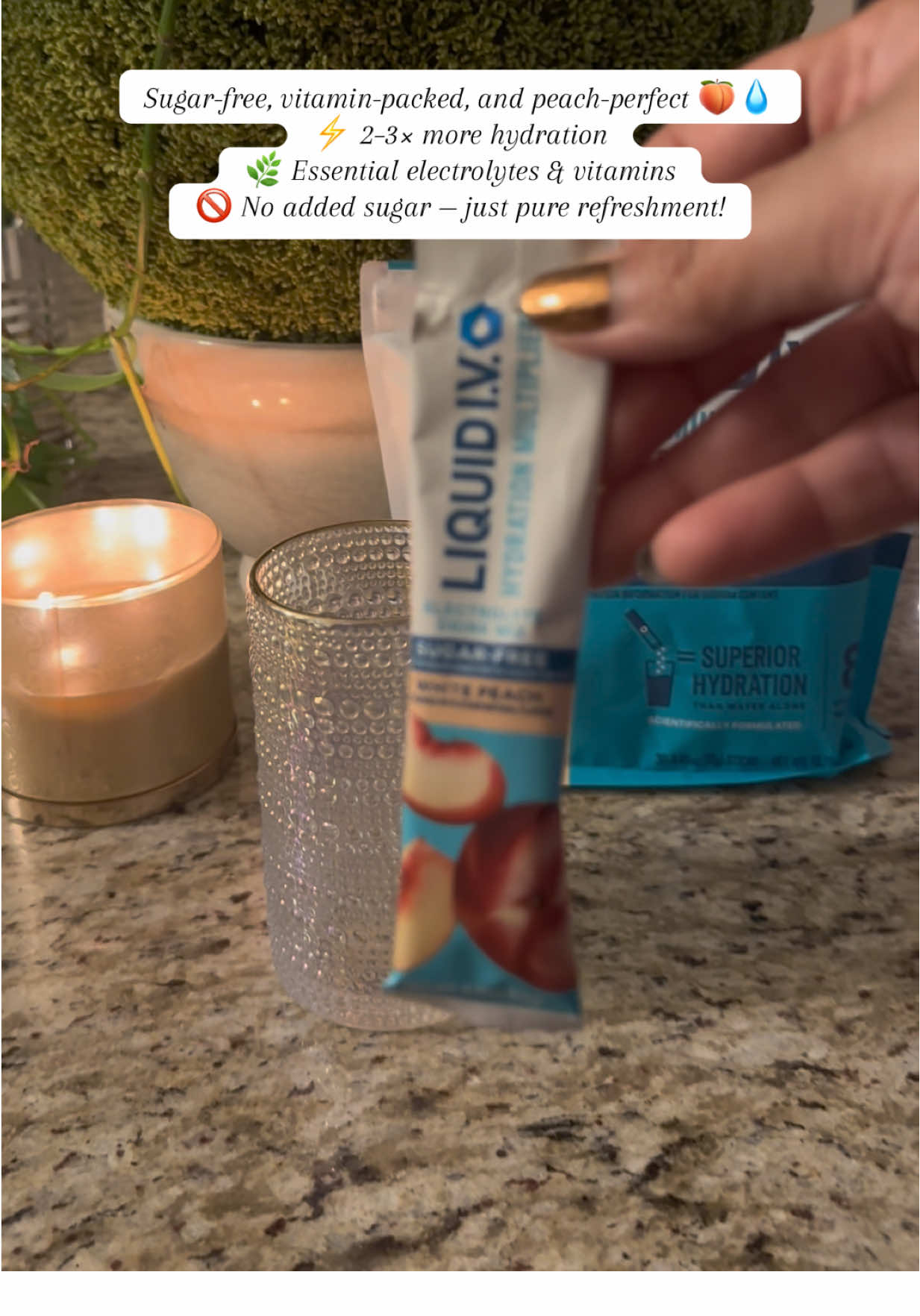POV: You found your new hydration obsession 🍑💧 Sugar-free, packed with electrolytes, and tastes like summer in a sip ✨ #HydrationGlow #WhitePeachVibes #LiquidIV #SugarFreeHydration #TikTokShop 