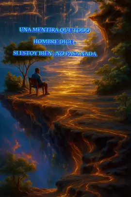 La mentira más grande de todo hombre ESTOY BIEN no PASA NADA suena como si fuera tan real, pero es mentira. #dios #te #ama #amen #viraltiktok 