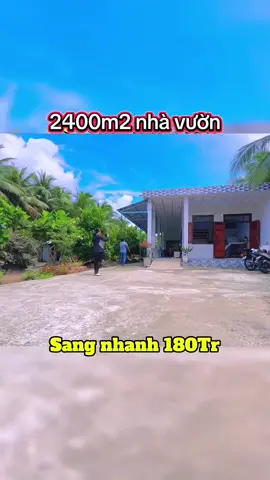 ‼️Có miếng nhà vườn 2400m², sổ sách chính chủ 100% 💸Giá sang nhanh chỉ 180 triệu 🌴Phù hợp nghỉ dưỡng, trồng cây hoặc đầu tư dài hạn  📞Liên hệ 0815-753-552 xem đất thật – sổ thật #reviewbds #datgiare #xuhuong #bdshanoi #trending 