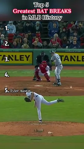 Top 5 Greatest BAT BREAKS in MLB History #MLB #baseball #sports #usa_tiktok #top5 #fyp #top 