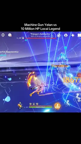 C0 Yelan does the exact same damage too (bug discovered by @genshin-cot on YouTube) #GenshinImpact #yelan 