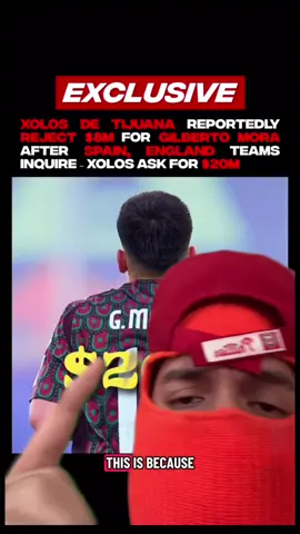 They’re attempting to gatekeep Gilberto Mora from the whole world and asking 20 million after 2 teams apparently came asking for him from the Xolos de Tijuana. Gil’s agent and the team said no tot the teams because they only offered 8M and 6M. Will Gilberto Mora just end up playing in the Liga MX? #gilbertomora #gilbertomora🇲🇽🇲🇽 #sub20worldcup #xolosdetijuana #44vato 