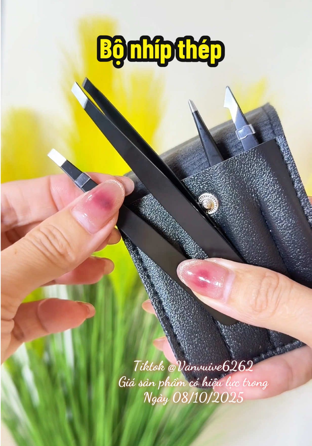 Nhíp thép cao cấp #bonhipnghiengbangthepkhonggi #nhipnhorau #nhipnhotocbac  @Vân Vui Vẻ 6262 