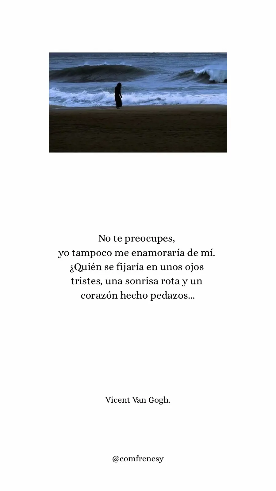 #VicentVanGogh.#escritos #diario #soledad #frases 