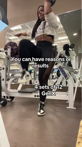 You can have reasons or results the choice is yours #genx #over40fitness 