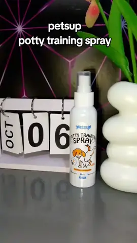 petsup  dog potty training spray 120ml fast- acting inducer for  puppy toilet training & indoor defecatiin positioning helps dog learn faster & prevents accidents  ideal for pads grass & litter box safe & non toxic formula for all dog  breeds & ages#budolfinds #fyppppp #affiliatemarketing 