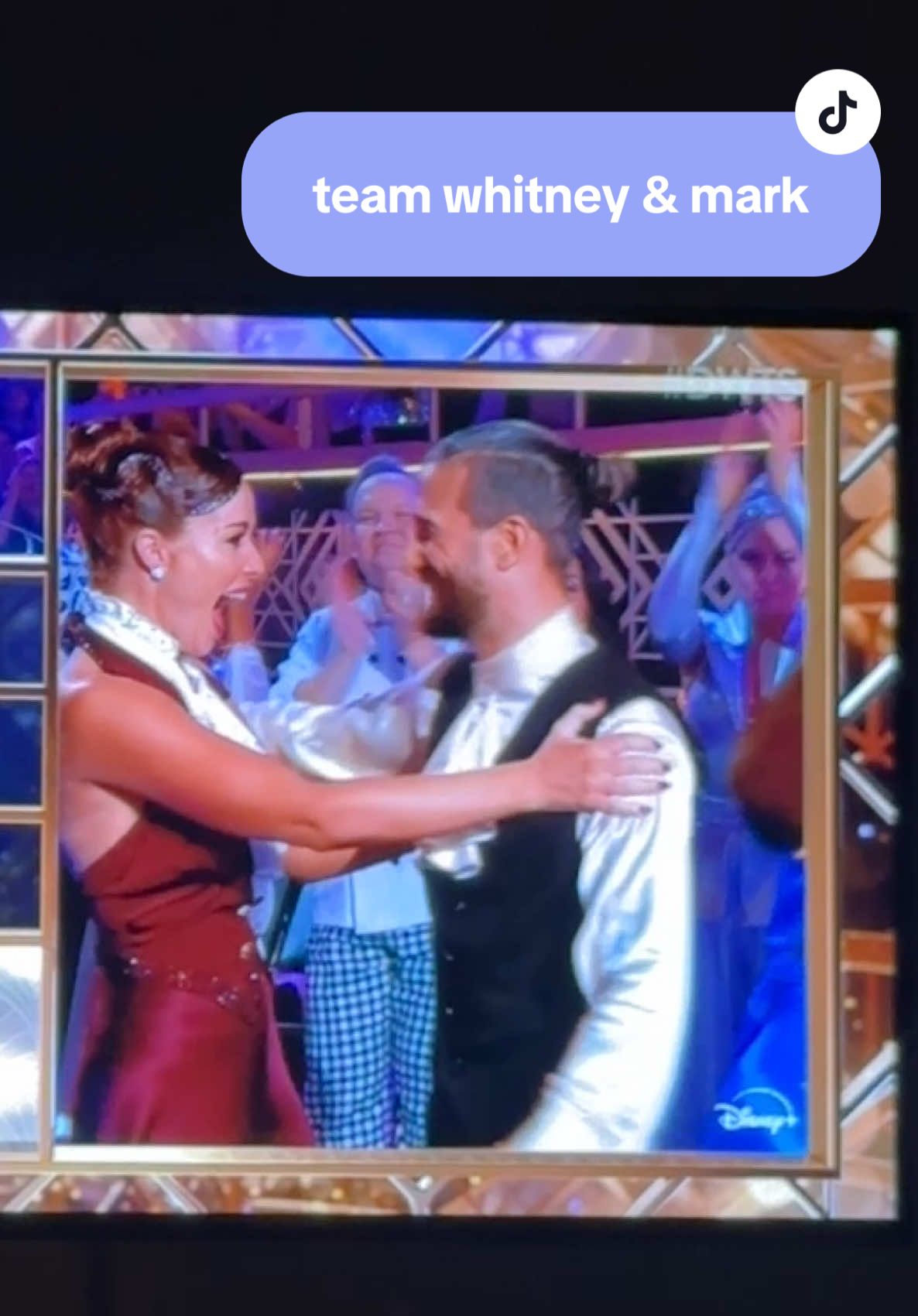 I’ve never been so shook by dancing with the stars scores… EIGHT?! team whitney & mark all the way. this deserved 10s‼️ @Dancing with the Stars #DWTS #hamilton #shook #disneynight #mormonwives @Whitney Leavitt @Mark Ballas 