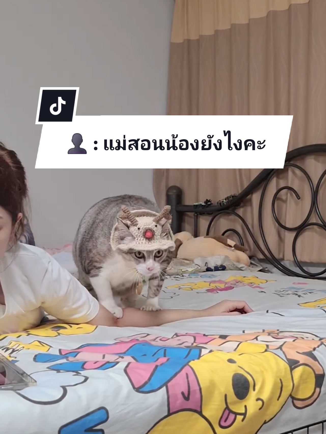 สอนน้องยังไงคะ #เสี่ยจัมโบ้ #พี่อ้อมแม่แมวยักษ์ #สัตว์เลี้ยงของฉัน #ทาสแมว 