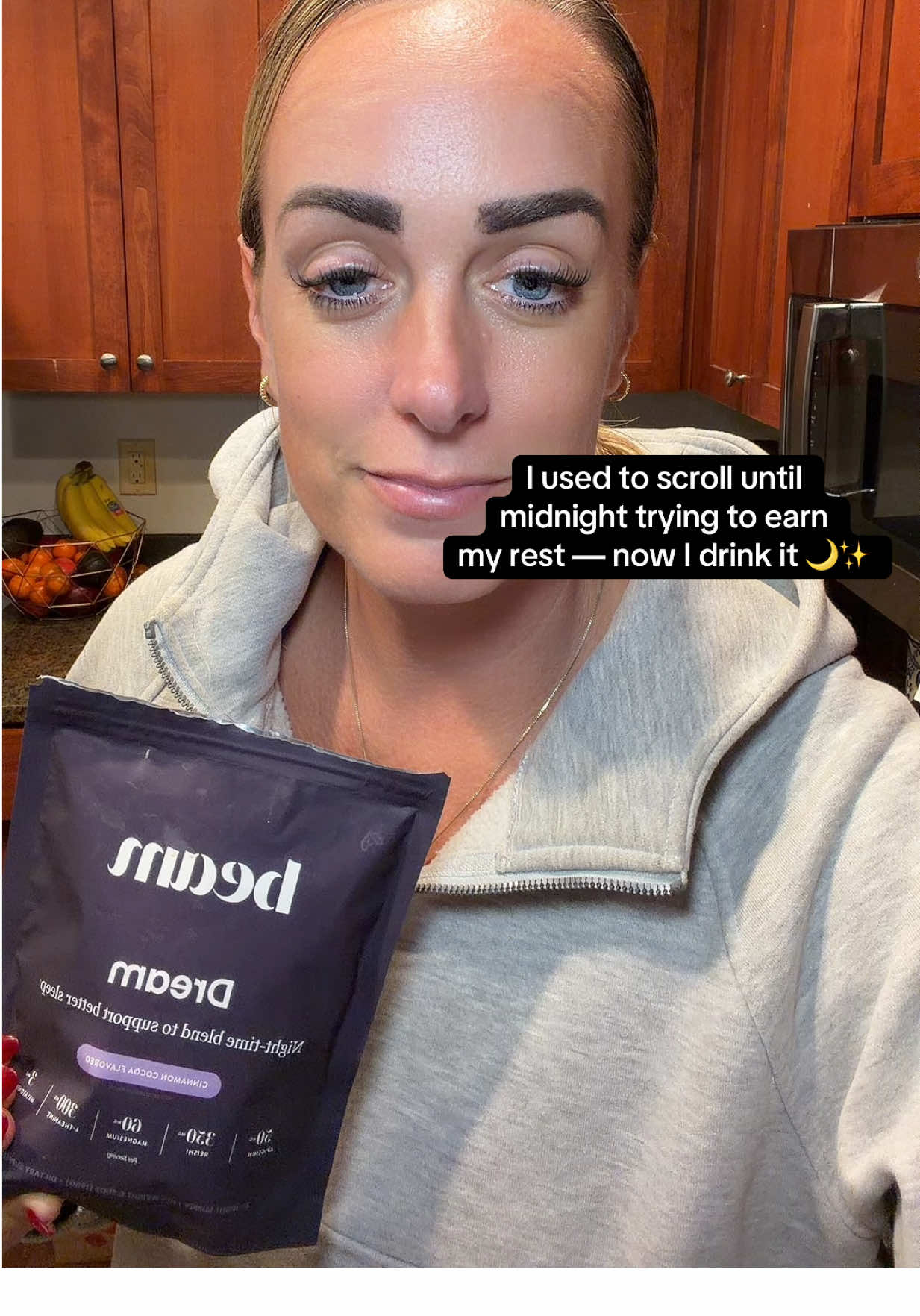 One scoop. Deep sleep. No guilt. 💤 Tap the link on screen + thank me tomorrow. 🩵 #BeamDream #SleepBetter #NighttimeRoutine #MomLife #ADHDParents 
