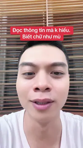 100 ông đọc thông tin thì chắc đc 2-3 ông hiểu. Chắc chưa xoá nan mù chữ đc đâu…#dautu #chungkhoan #tamsu #kinhdoanh #tien 