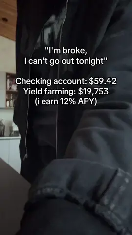 Yieldclub 12% APY over drink that last 5 minutes #yieldclub #yieldmax #crypto #moneytok #savings 