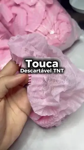 💆‍♀️Higiene, conforto e praticidade em um só produto! #touca #descartaveis #tnt #higiene #utilidades 