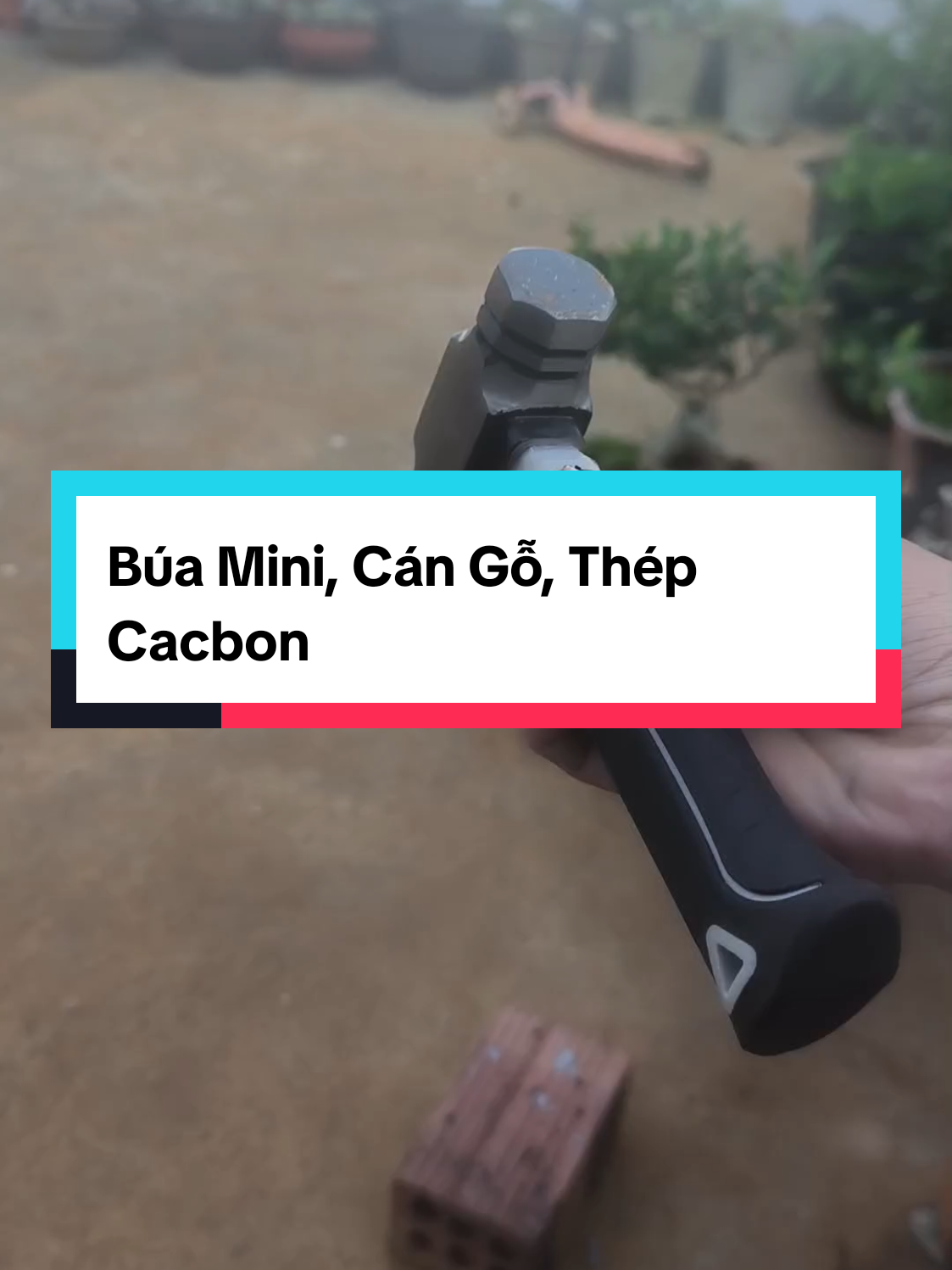 Búa Mini, Cán Gỗ, Thép Cacbon nhỏ gọn #buamini #diengiadung #giadungtienich #giadungthongminh #com3bua 