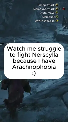 I would NOT be able to play this game on my own😭 @Finn @DJTiredBoy @eru #monsterhunterwilds #finalfantasy #omega #arachnophobia #Nerscylla 