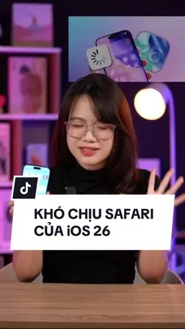 Nút chuyển tab đâu? Khó chịu Safari của iOS 26 thì đây là cách cài lại như cũ nha #khocongnghe #thanhcongnghe #iphone #tip #ios26 
