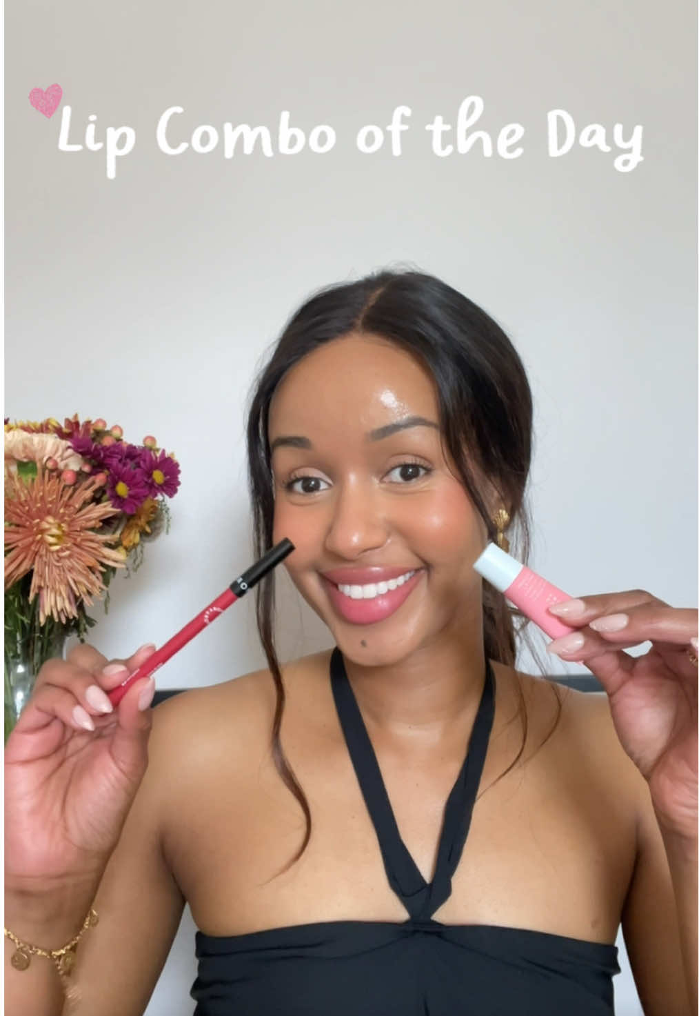 Lip combo of the day ❣️ Sephora Collection Transferproof Lip Liner  Shade: Very Cherry  Summer Fridays Lip Butter Balm  Shade: Pink Sugar @sephora @Sephora Collection @Summer Fridays @Marianna Hewitt 🤍 #lipcombo #summerfridays #sephoracollection #beautyroutine 
