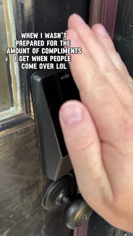 Just installed my new WYZE Palm Lock - no keys, no fingerprint, just a wave of the hand 😲 Anyone else ready to ditch the key ring? #SmartHome #HomeSecurity #BiometricLock #ContactlessEntry #DIYHomeUpgrade #TechGadget #WYZE #HomeRenovation #MinimalistHome #SmartLock 