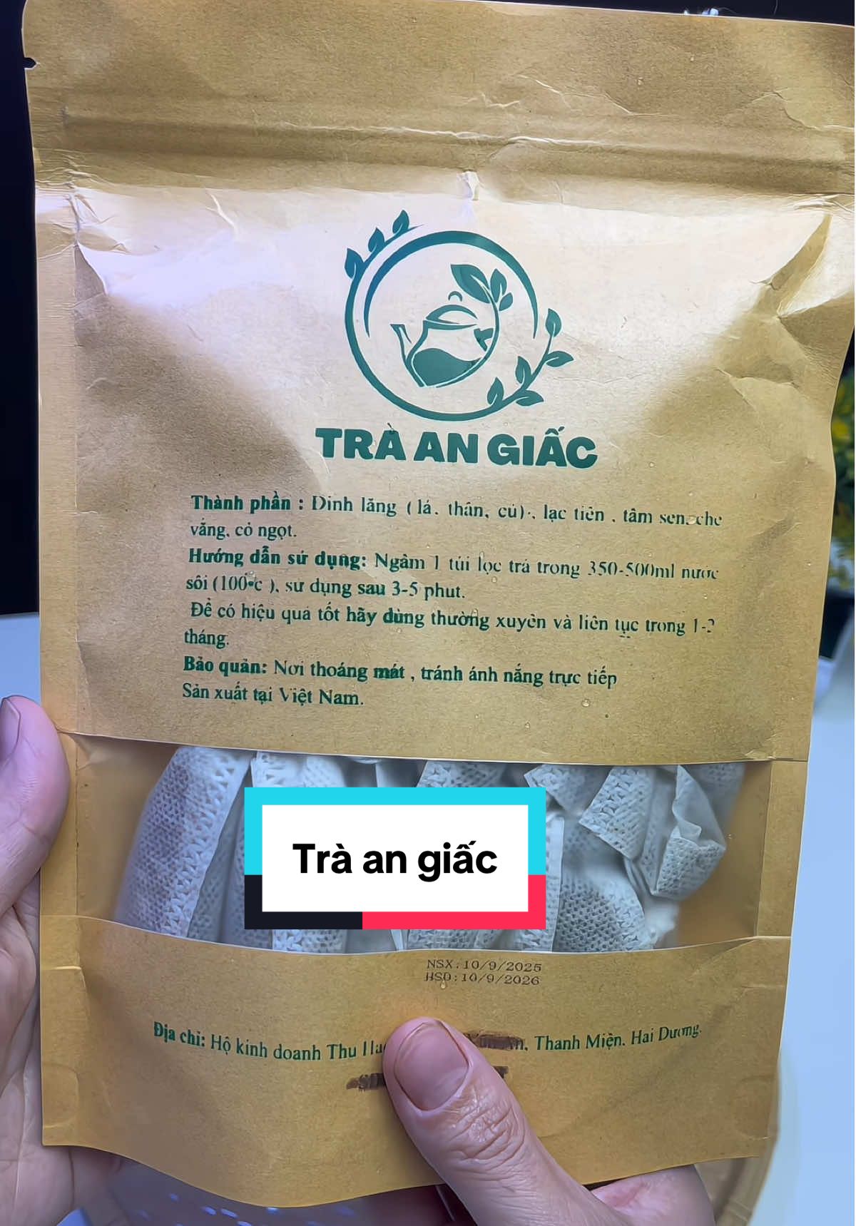 Trà an giấc ngủ ngon , dễ ngủ #xuhuong #traangiac #trangungon #traangiacngu #chamsocsuckhoe 