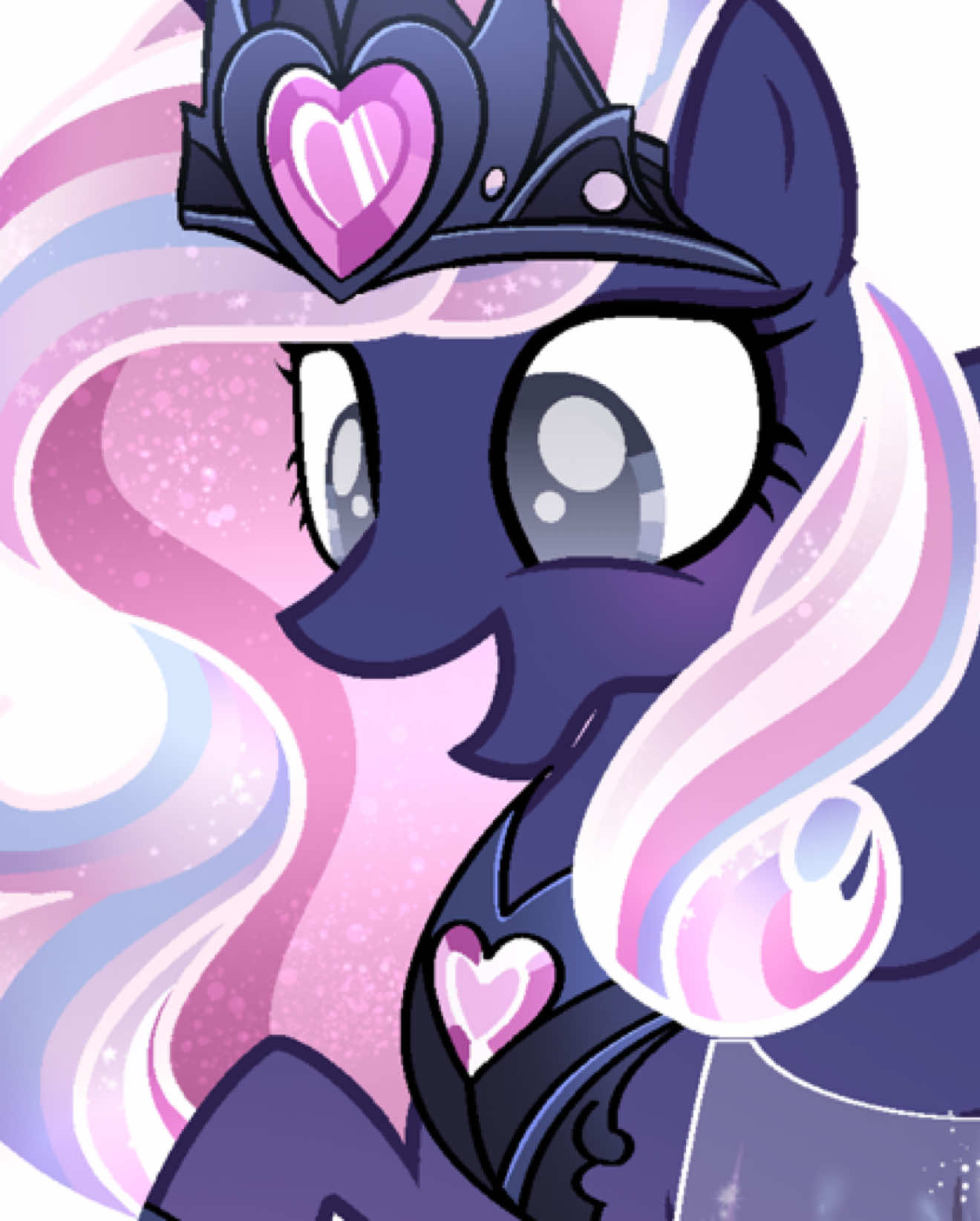 #MLP || Do you like this fusion? Let me know in the comments if you have any suggestions! #fusion #mylittlepony #princessluna #cadence 