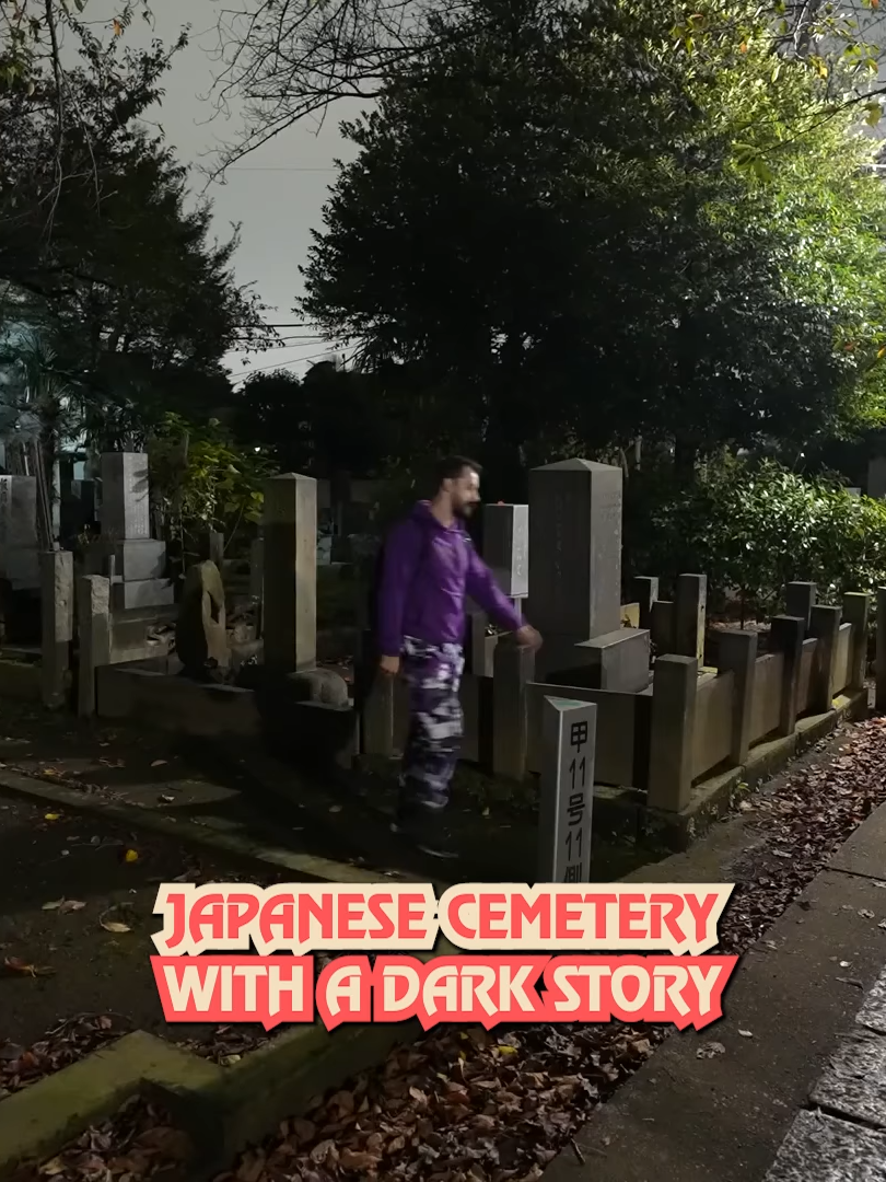 I spent a night in a creepy Tokyo cemetery
