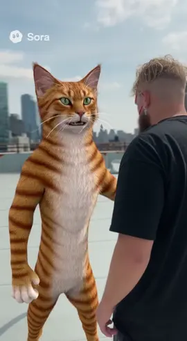 Maximus Caticus Part 1 #jakepaul #sora #sora2 #ai 
