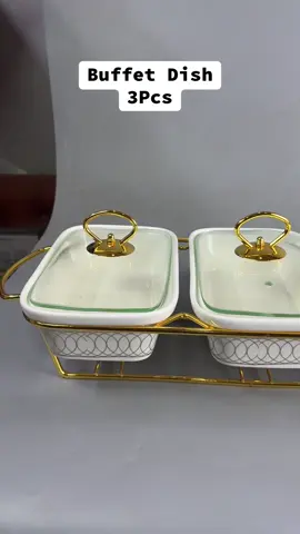 Buffet Dish 3Pcs 03089734418  0335 7921879 WHATSAPP . . . . . . #buffetset #buffet #crockery #servingplatter #tahacrockerytraders 