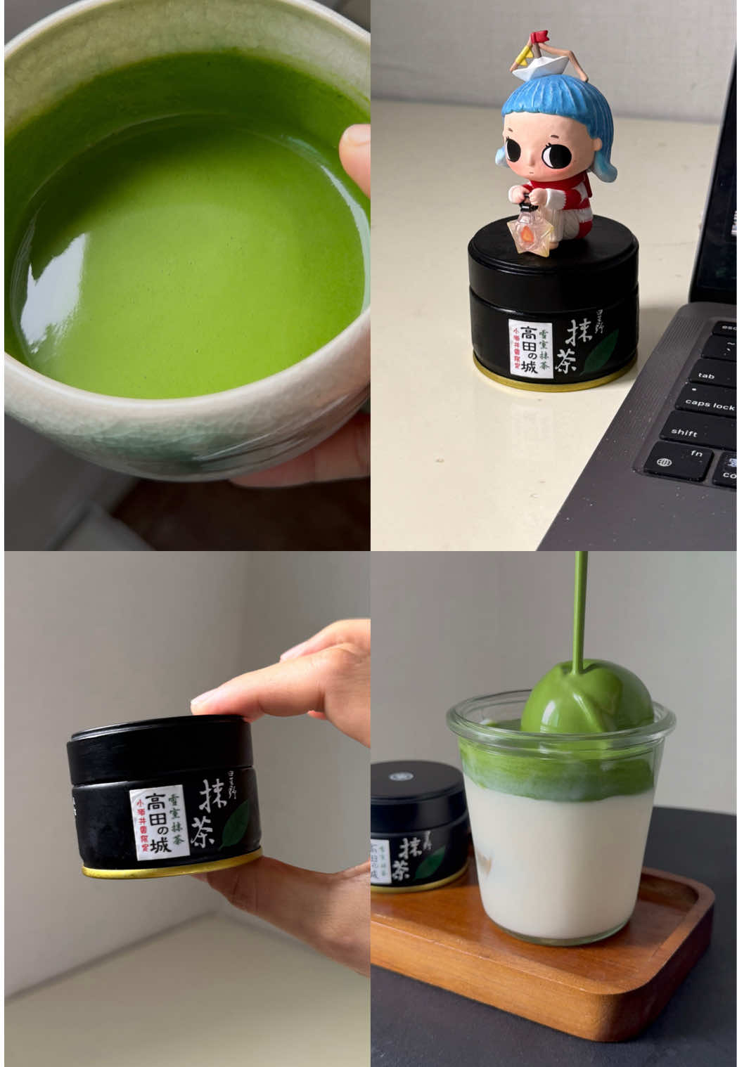 I’ll probably never be able to buy this matcha again, so I’m really grateful to have the chance to taste it right now 😭 Takada no shiro - Hoốhinoen 🌱 Smells like roasted beans, mint, and a lot of vanilla. I can literally catch the that scent before sipping 😮‍💨 🌱 It’s insanely sweet, thick but balanced. Starts off sugary, then turns nutty with a hint of buttery milk, and ends with that roasted, smokey tea note. Honestly, one of the best cups I’ve ever whisked!!! 💚 #matchaholic #matcha #matchalover 