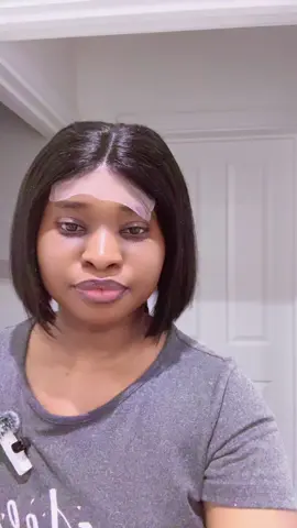 Double Drawn Bob Wig, Brazilian Human Hair 4x4 HD Lace Frontal Pre-Plucked Glueless Natural Hairline with Baby Hair, Human Hair Short Straight Wigs for Women 8 inch #foryoudays #whatsforyou #fyp #tiktokmademebuyit #wig