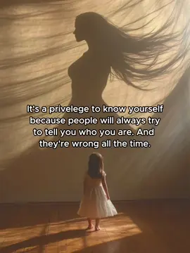 Let them be wrong about you. Your only job is to be true to yourself. From the moment we are born, the world begins to tell us who we are. We are given labels, expectations, and projections based on other people's own experiences, biases, and unhealed wounds. This is why the journey of truly knowing yourself is such a profound privilege. It is the sacred work of sorting through all that external noise to find the quiet, unwavering truth of your own soul. When you have done this work, the opinions of others lose their power. Their inaccurate labels no longer stick, because you are grounded in your own reality. Their judgment becomes a reflection of them, not a definition of you. They will be wrong, again and again, because they can't possibly know the universe that exists inside of you. Your only task is to explore that universe for yourself. It is the greatest gift of peace and freedom you will ever receive. #KnowYourself #SelfKnowledge #Authenticity #InnerPeace #Boundaries 