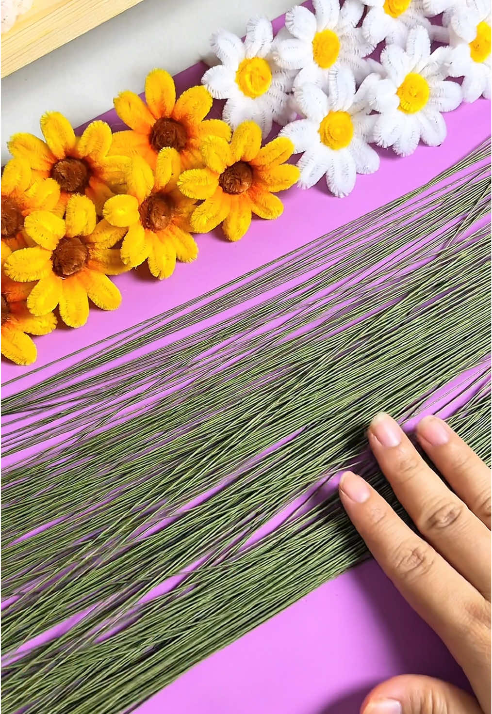 Flower stick perfect for fillers 🥰 #njtrendycollection #fuzzywireflowers #stick #flowerstick #DIY 