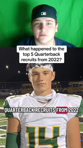 What happened to the top 5 quarterback recruits from 2022? #nfl#football#sports#fyp