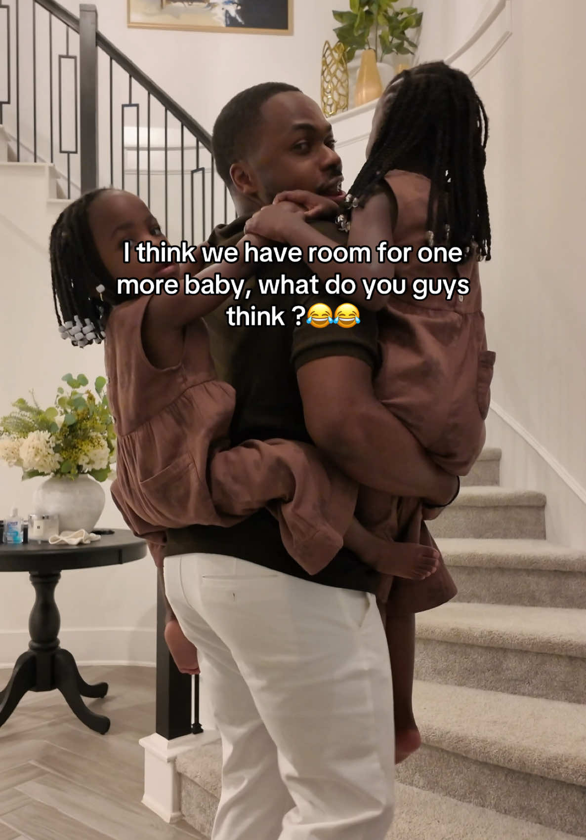 😂😂😂 lowkey I agree we are full . #family #marriedlife #thecauchjoelle 