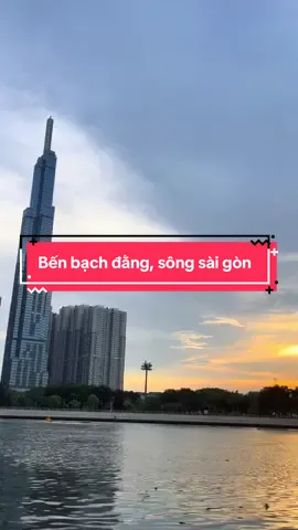 Kỷ niệm chiều hoàng hôn trên bến Bạch đằng và sông Sài Gòn, mỗi đôi to hoa đều lưu giữ rất nhiều kỷ niệm đẹp#benbachdang #sôngsaigon #dulichvietnam #canhdep #khuatthithuhuong  @Nhạc Tình AI 