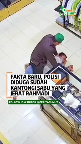FAKTA BARU, POLISI DIDUGA SUDAH KANTONGI SABU YANG JERAT RAHMADI Fakta baru terungkap dalam sidang perkara narkotika dengan terdakwa Rahmadi di Pengadilan Negeri Tanjungbalai. Rekaman kamera pengawas memperlihatkan, sabu-sabu seberat 10 gram yang menjadi dasar penangkapan Rahmadi ternyata telah lebih dulu dikantongi polisi. Temuan itu disampaikan Victor Topan Ginting dalam video CCTV toko pakaian tempat Rahmadi diamankan pada 3 Maret 2025. Fakta tersebut kian memperkuat dugaan bahwa kasus ini sarat rekayasa. Rekaman kamera pengawas yang memperlihatkan fakta baru dan penganiyaan pada penangkapan Rahmadi itu juga viral di sejumlah platform media social.  