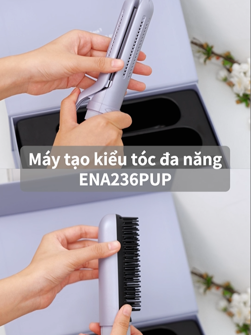 3 phong cách thời thượng – 2 đầu tạo kiểu linh hoạt – 1 giải pháp toàn diện cho nàng biến hóa mỗi ngày cùng Máy tạo kiểu tóc đa năng ENA236PUP LocknLock!