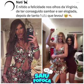 AAAH! A Virgínia toda sorridente e radiante após seu primeiro ensaio de quadra da Grande Rio. O que acharam?! 🥹❤️
