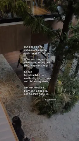 “Anh là ngoại lệ..” #tinhyeu #suyymottchut #viral #fyp 