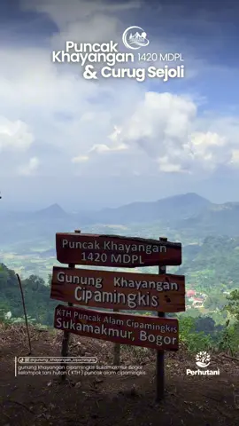 Indah View nya ⛰️menyegarkan Curug nya🍃 penuh pengalaman perjalanannya 🧗  Temukan pengalaman seru versi mu dan kembali menyatu dengan alam bebas✨ di 📍 @gunung_khayangan_cipamingkis  Tag mention pendaki kalcer lainnya untuk berpetualang seru disini!🔥 #puncakkhayangan1420mdpl #curugsejoli #gunungkhayangancipamingkis #pendakikalcer #pendakigunungsukamakmur 